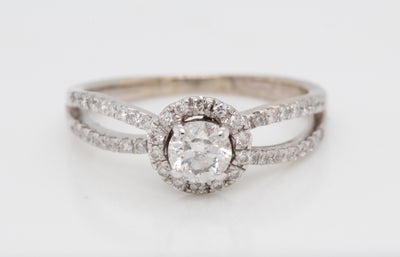 14KW .75 Cttw Diamond Engagement Ring