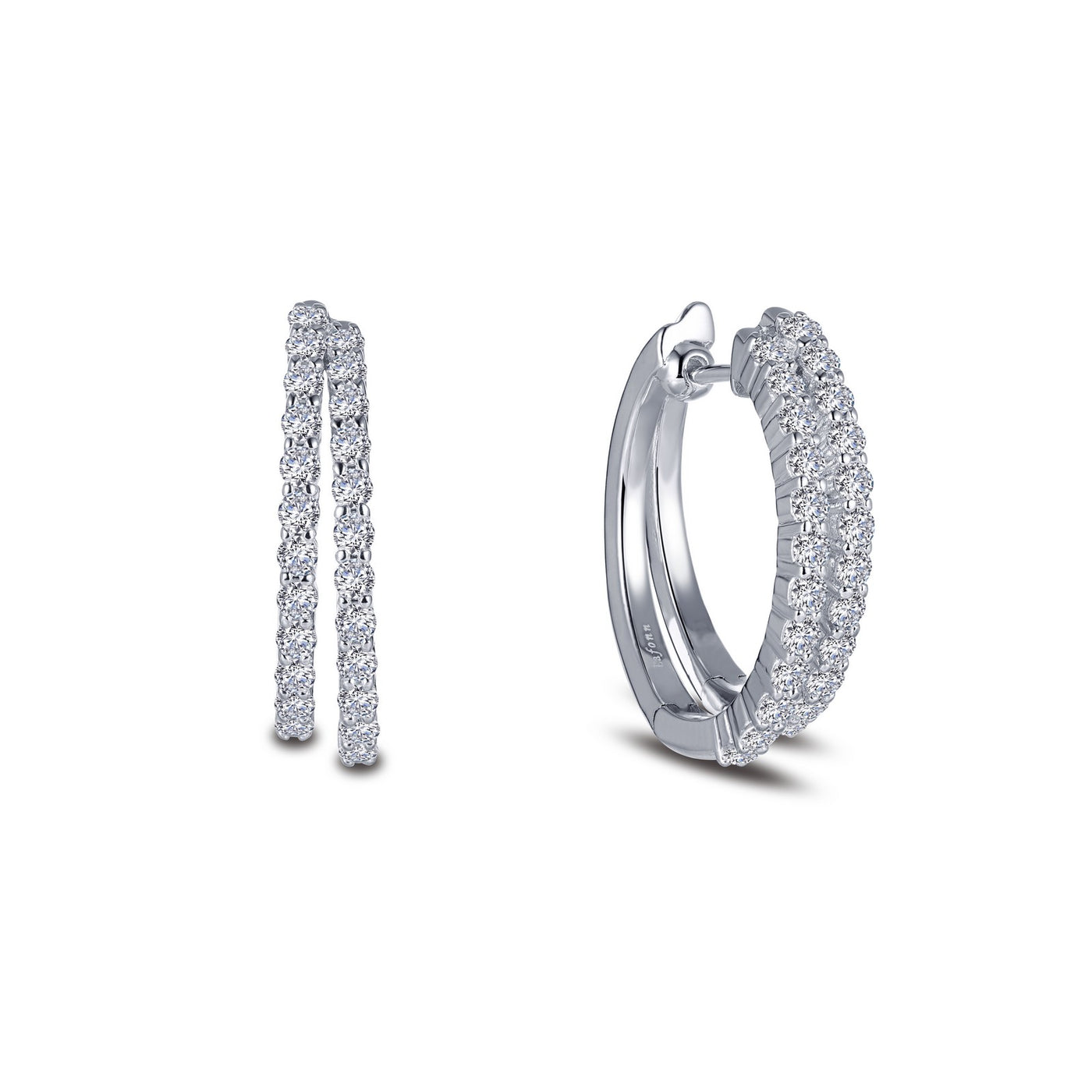 20mm x 23mm Double-Hoop Earrings