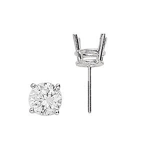 0.1CT 4PR WIRE EARRINGS / .030