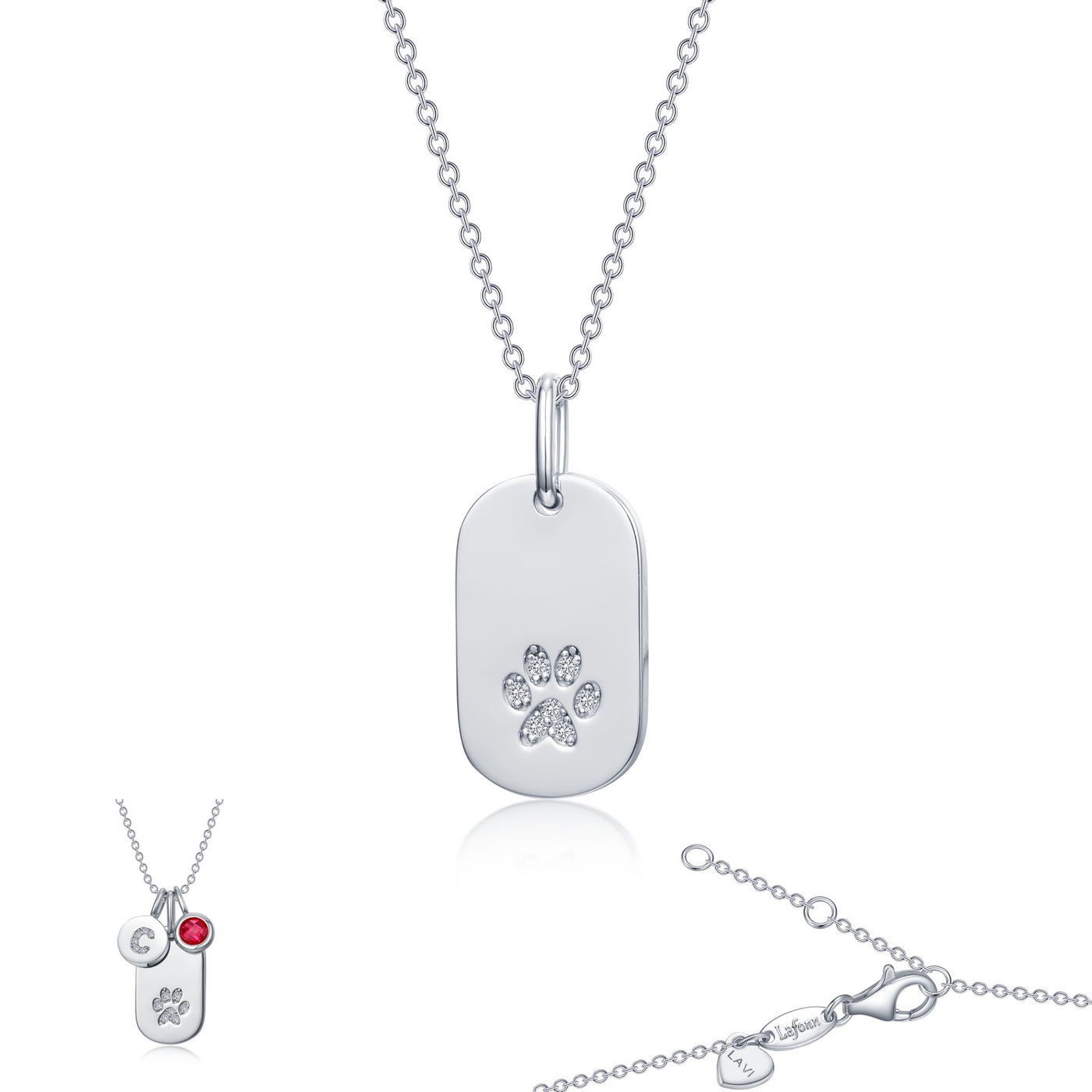 Paw Print Necklace