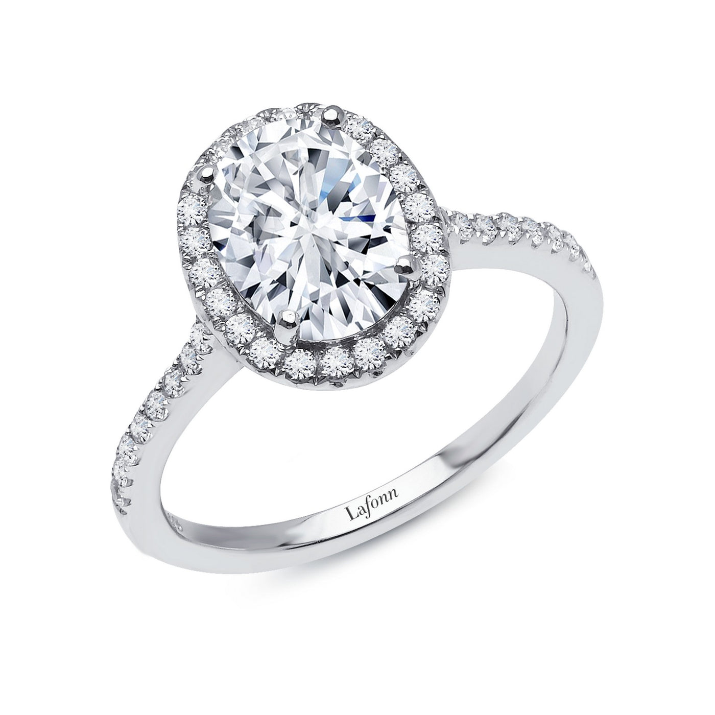 2.26 CTW Halo Engagement Ring